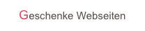 Geschenke Webseiten